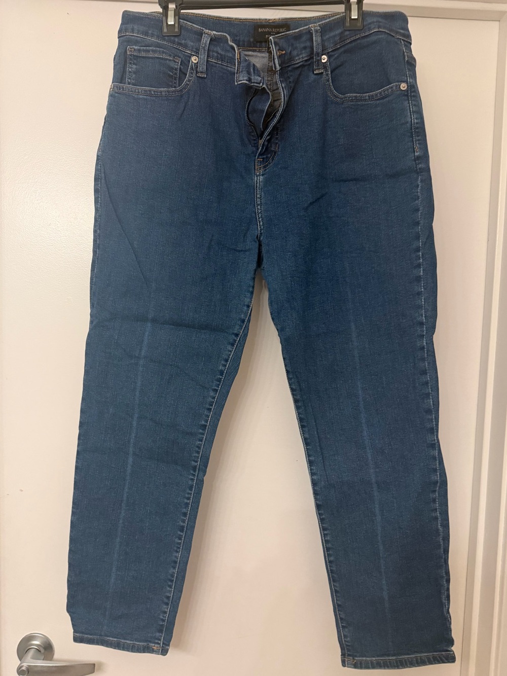 Banana Republic High-Rise Slim Blue Women's Jeans